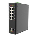 [ONV-IPS33108PF] ราคา จำหน่าย ขาย ONV Unmanaged industrial PoE 8*10/100/1000M RJ45 ports and 2*1000M uplink SFP slot ports. Port 1-8 can support PoE IEEE802.3af/at