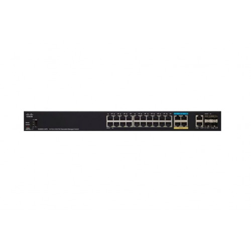 [SG350X-24PV-K9-EU] ราคา จำหน่าย Cisco 24-Port 5G PoE Stackable Managed Switch