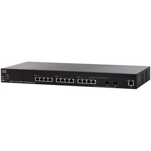 [SX350X-12-K9-EU] ราคา จำหน่าย Cisco 12 Port 10GBase-T Stackable Managed Switch