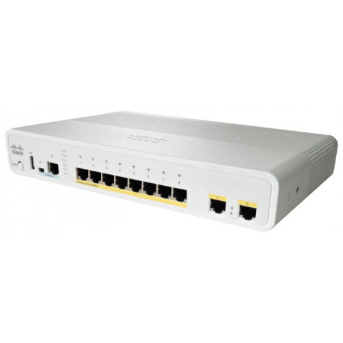 [WS-C2960C-8PC-L] ราคา ขาย จำหน่าย Cisco Catalyst 2960C Switch 8 FE PoE, 2 x Dual Uplink, Lan Base