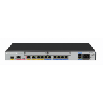 [AR1220EV] Huawei AR1220EV with 8-ports GE LAN, 2-ports GE Combo, 2 USB, 2 SIC, 32 channels supported, AC fixed power