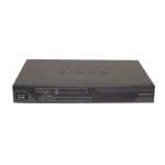 [C881-K9] Cisco 881 Router, 4 ports/SSL VPN/Firewall