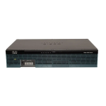 [CISCO2911-DC/K9] Cisco 2911 Router, 3xGE/4xEHWIC/512MB DRAM
