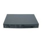 ซิสโก้ CISCO891-K9 มี DRAM 512MB (อัปได้ ~768MB) + Flash 256MB