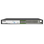 [DES-F1026P-E] D-Link 250M 24 Port Unmanaged Fast Ethernet PoE Switch