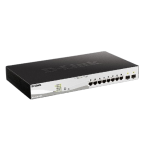 [DGS-1210-10MP] D-Link 10-port Gigabit Smart Managed PoE (130W) Switch with 2-port Gigabit Uplinks