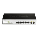 [DGS-1210-10P] D-Link 10-port Gigabit Smart Managed PoE (65W) Switch with 2-port Gigabit Uplinks