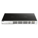 [DGS-1210-28P] D-Link 28-port Gigabit Smart Managed PoE (193W) Switch with 4-port Gigabit Combo Uplinks