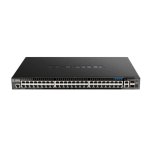 [DGS-1520-52MP] D-Link 52-port Gigabit Layer 3 Stackable Smart Managed PoE (370W) Swith with 4-port 2.5G & 4-port 10G Uplinks