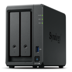 [DS725+] Synology 2-bay Plus series model (up to 7 bay) with AMD Ryzen V1500B, 8 GB DDR4 SODIMM and is upgradeable to 32 GB,Built-in two M.2 NVMe slots and 1 x 2.5GbE and 1 x 1GbE RJ-45 LAN port