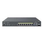 [ECS1112FP] Engenius Cloud  8-Port Gigabit 130W PoE+ Switch, 2 x Dual-Speed 1G SFP