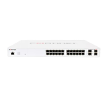 [FS-124E-POE] Fortinet FS-124E-POE, Fortinet FS-124E-POE Switch, 24xGE RJ45/4xSFP/12xPoE/185W