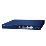 [GS-2210-24T2S] Planet 24-Port 10/100/1000T + 2-Port 1000X SFP Web Smart Ethernet Switch
