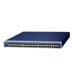 [GS-6322-48UP4X] Planet Layer L3 48-Port 10/100/1000T 802.3bt PoE + 4-Port 10G SFP+ Managed Switch with dual modular power supply slots
