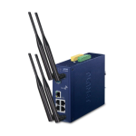 [IAP-2400AX] Planet Industrial 5GHz 802.11ax 2400Mbps Wireless Access Point with 5 10/100/1000T LAN Ports