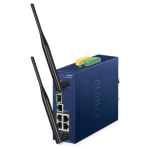 [IAP-3600BE-4PF] Planet Industrial Dual Band 802.11be 3600Mbps Wireless Access Point with 4-Port 802.3at PoE+