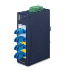 [IFB-244-MLC] Planet Industrial 2-Channel Optical Fiber Bypass Switch – multimode LC connector