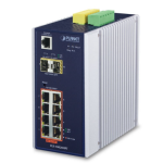 [IGS-10020HPT] Planet Industrial 8-port 10/100/1000T 802.3at PoE + 2-port 1G/2.5G SFP Managed Switch