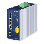 [IGS-5225-4UP1T2S-12V] Planet Industrial L2+ 4-Port 10/100/1000T 802.3bt PoE + 1-Port 10/100/1000T + 2-Port 1G/2.5G SFP Managed Ethernet Switch w/12V Booster
