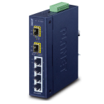 [IGS-620TF] Planet Industrial Industrial 4-Port 10/100/1000BASE-T + 2-Port 100/1G/2.5GBASE-X SFP Ethernet Switch
