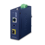 [IGT-815AT] Planet Industrial Compact 100/1000BASE-X to 10/100/1000BASE-T Media Converter