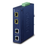 [IGT-900-2T2S] Planet Industrial 2-Port 10/100/1000T + 2-Port 100/1000/2500X SFP Managed Media Converter