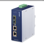 [IGUP-2205AT] Planet Industrial 2-Port 100/1000X SFP to 2-Port 10/100/1000T 802.3bt PoE++ Media Converter