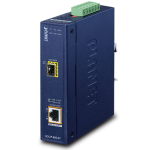 [IGUP-805AT] Planet Industrial 1-Port 100/1000X SFP to 1-Port 10/100/1000T 802.3bt PoE++ Media Converter