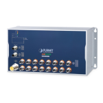 [ITS-6326-16P-LV] Planet Industrial L3 16-Port 10/100/1000T with 8-/16-Port 802.3at PoE M12 Managed Ethernet Switch
