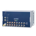 [ITS-6326-16P-WV] Planet Industrial L3 16-Port 10/100/1000T with 8-/16-Port 802.3at PoE M12 Managed Ethernet Switch