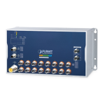 [ITS-6326-16P2TB-WV] Planet Industrial Industrial L3 16-Port 10/100/1000T 802.3at PoE M12 + 2-Port 10GBASE-T M12 Bypass Managed Ethernet Switch