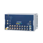 [ITS-6326-16P2TB2XS-WV] Planet Industrial L3 16-Port 10/100/1000T with 8-/16-Port 802.3at PoE M12 + 2-Port 10GBASE-T M12 Bypass + 2-Port 10G Q-ODC Managed Ethernet Switch