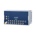[ITS-6326-16T-WV] Planet Industrial L3 16-Port 10/100/1000T M12 Managed Ethernet Switch with dual wide voltage input of 24 to 110 VDC