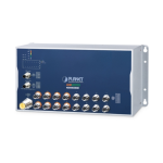 [ITS-6326-8P8T-WV] Planet Industrial L3 16-Port 10/100/1000T with 8-/16-Port 802.3at PoE M12 Managed Ethernet Switch
