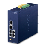 [LCG-300] Planet Industrial LoRaWAN Gateway with 5-Port 10/100/1000T