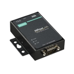 [NPort 5150] Moxa 1-port device server, 10/100M ethernet, RS-232/422/485 DB9 male, 12~48 VDC, 0~55°C
