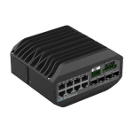 [RG-IS5200-8GT4XS-DC] Ruijie Industrial Switch 8 x 1GE RJ45 ports, 4 x 10GE SFP+ ports, dual DC power input, DIN rail mounting