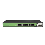 [S1500-24P2S] BDCOM 24-Port Gigabit PoE+ 2-Port Gigabit uplink SFP Unmanaged PoE Switch
