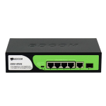 [S1500-4P1G1S] BDCOM 4-Port Gigabit PoE+ 1-Port Gigabit uplink RJ45 + 1-Port Gigabit uplink SFP Unmanaged PoE Switch