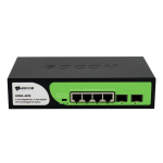 [S1500-4P2S] BDCOM 4-Port Gigabit PoE+ 2-Port Gigabit uplink SFP Unmanaged PoE Switch