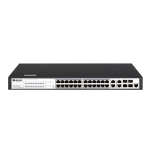 [S2500-24P4C] BDCOM 24-Port Gigabit PoE+ 4-Port Gigabit RJ45/SFP Combo L3-lite Managed Switch