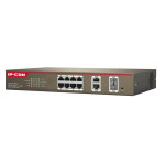 [S3300-10-PWR] ราคา จำหน่าย IP-COM 8-Port 10/100Mbps +2-Port Gigabit TP/SFP Combo Web Smart PoE Switch