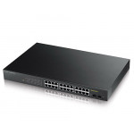 [ZXL-GS1900-24HP] ขาย จำหน่าย ZyXEL Switch 24-port GbE Smart Managed PoE Switch ราคาถูก ,มีบริการติดตั้ง 